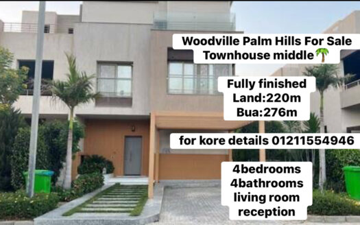 townhouse middle fully finished with AC’s Woodville Palm Hills